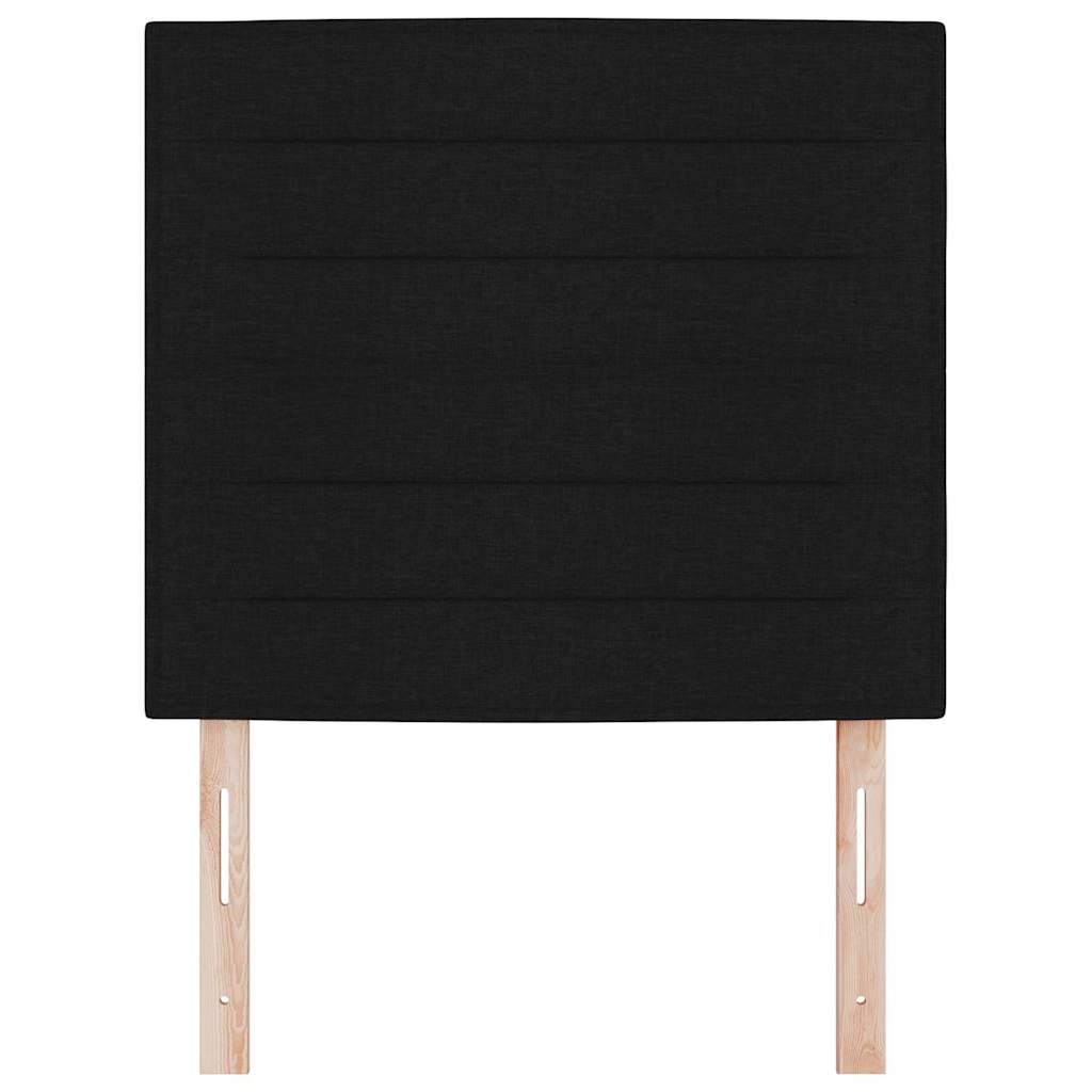 Uzglavlje Crna 90 cm tkanina