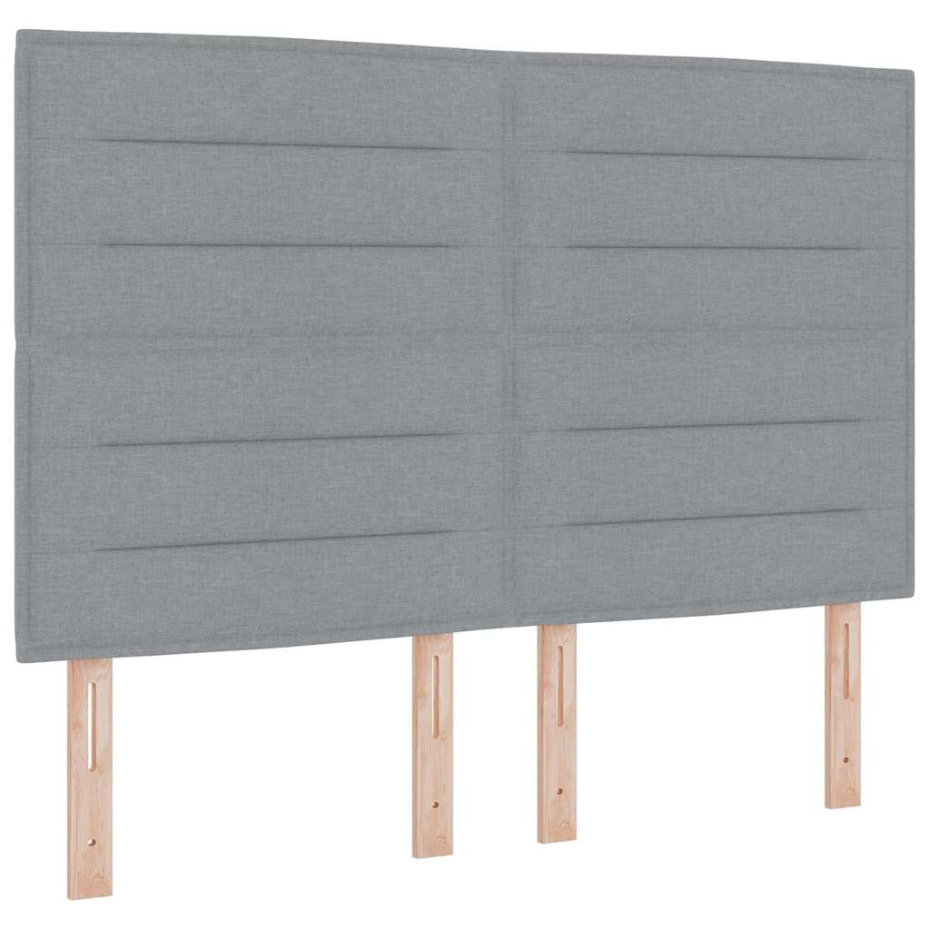 Uzglavlje Svijetlo siva 160 cm tkanina