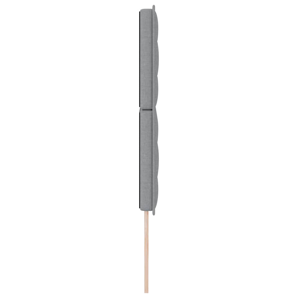 Uzglavlje Svijetlo siva 160 cm tkanina