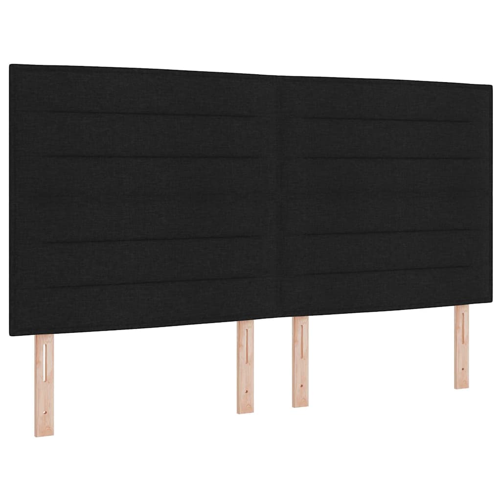 Uzglavlje Crna 180 cm tkanina