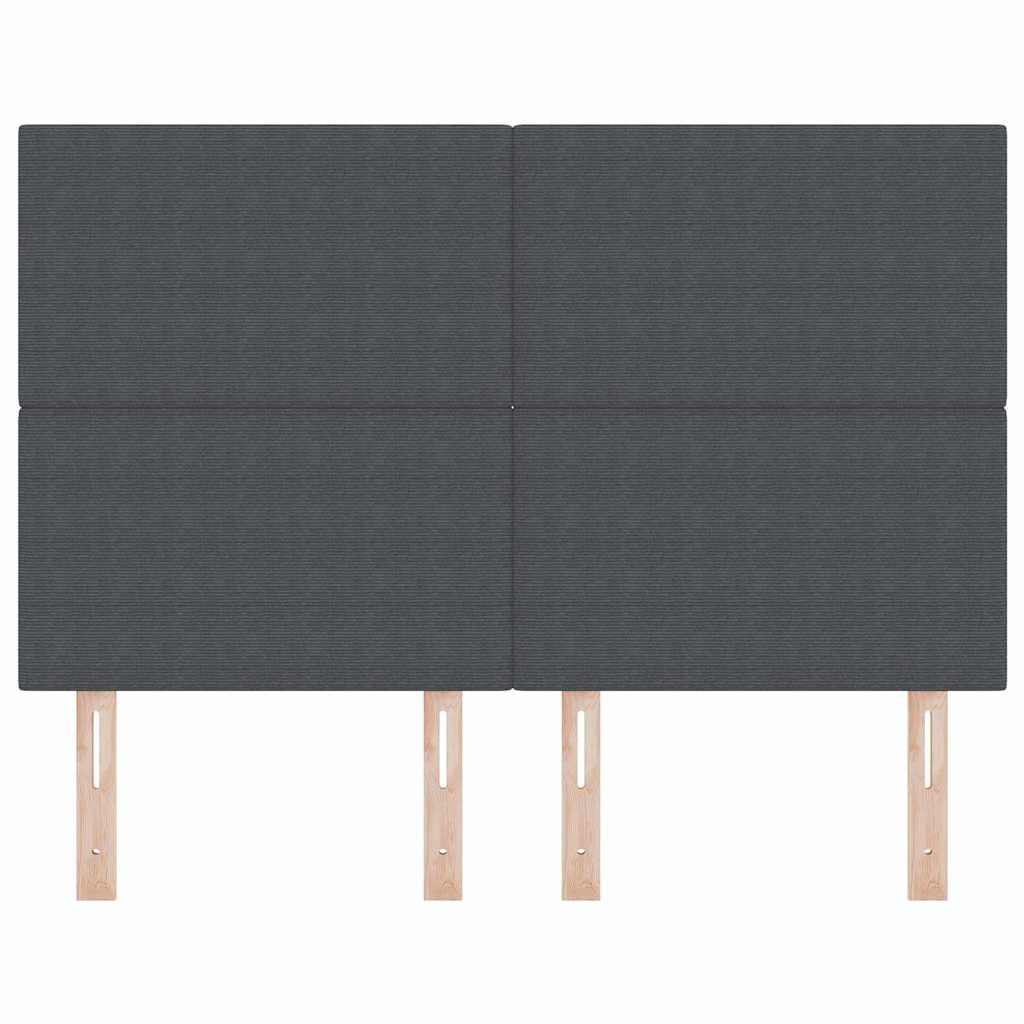 Uzglavlje Tamno siva 160 cm Kordura tekstil