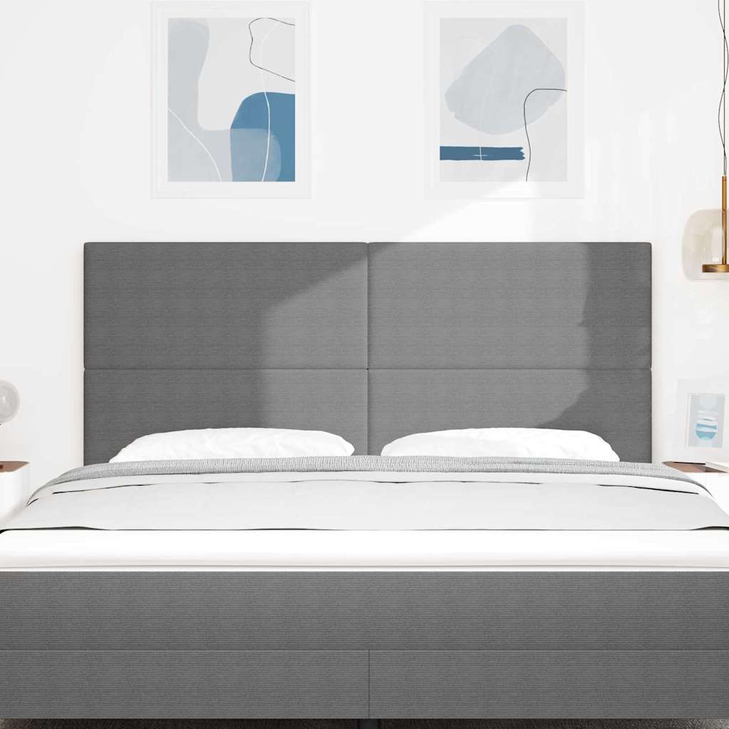 Uzglavlje Svijetlo siva 180 cm Kordura tekstil