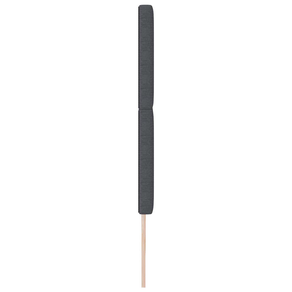 Uzglavlje Tamno siva 180 cm Kordura tekstil