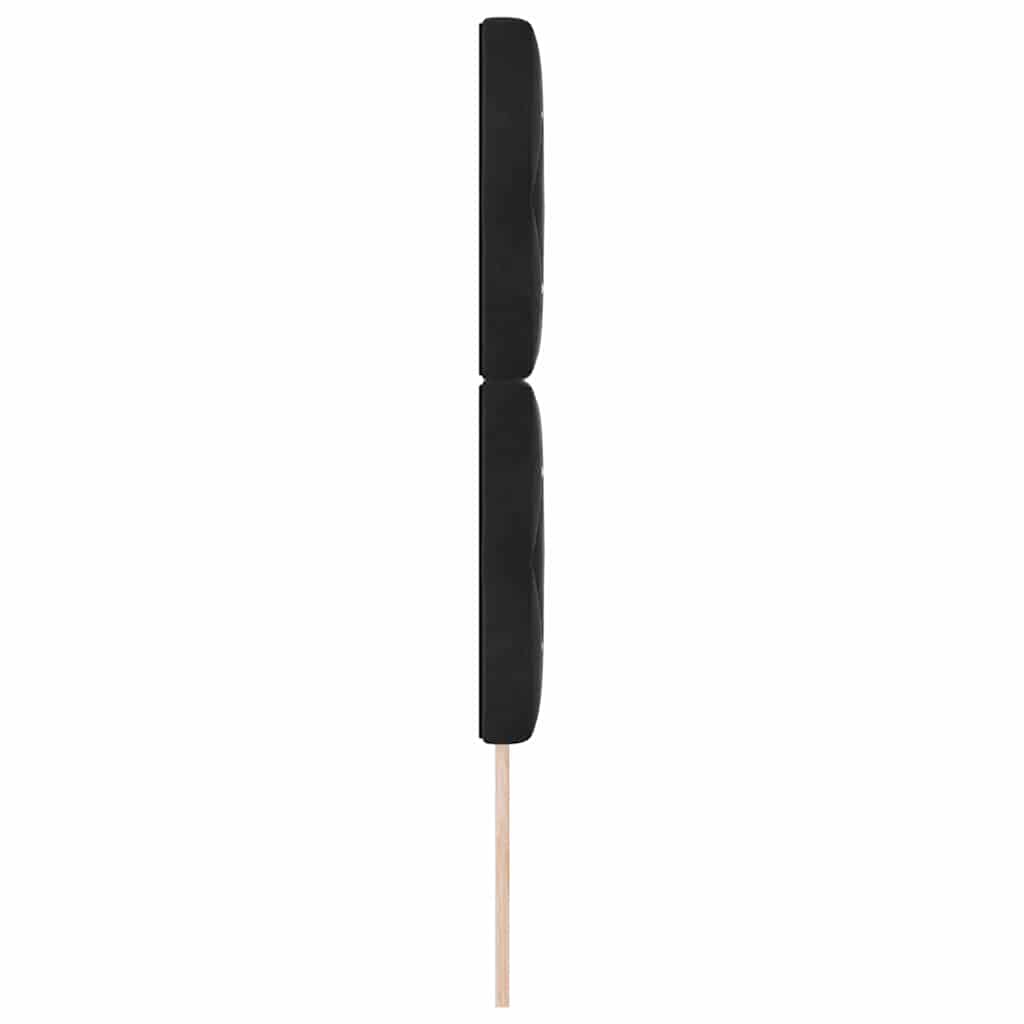 Uzglavlje Crna 80 cm Baršun