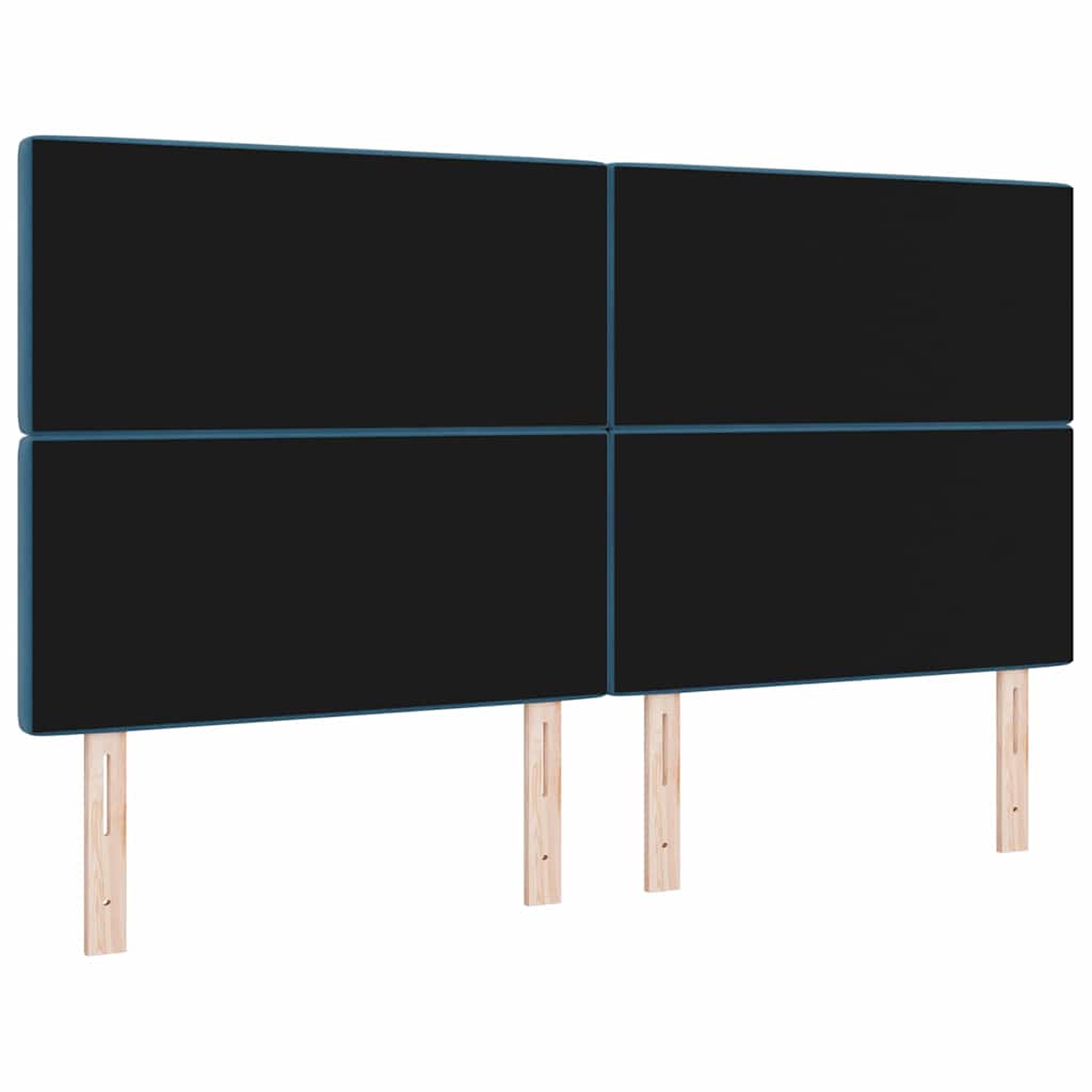 Uzglavlje Tamno plava 180 cm Baršun