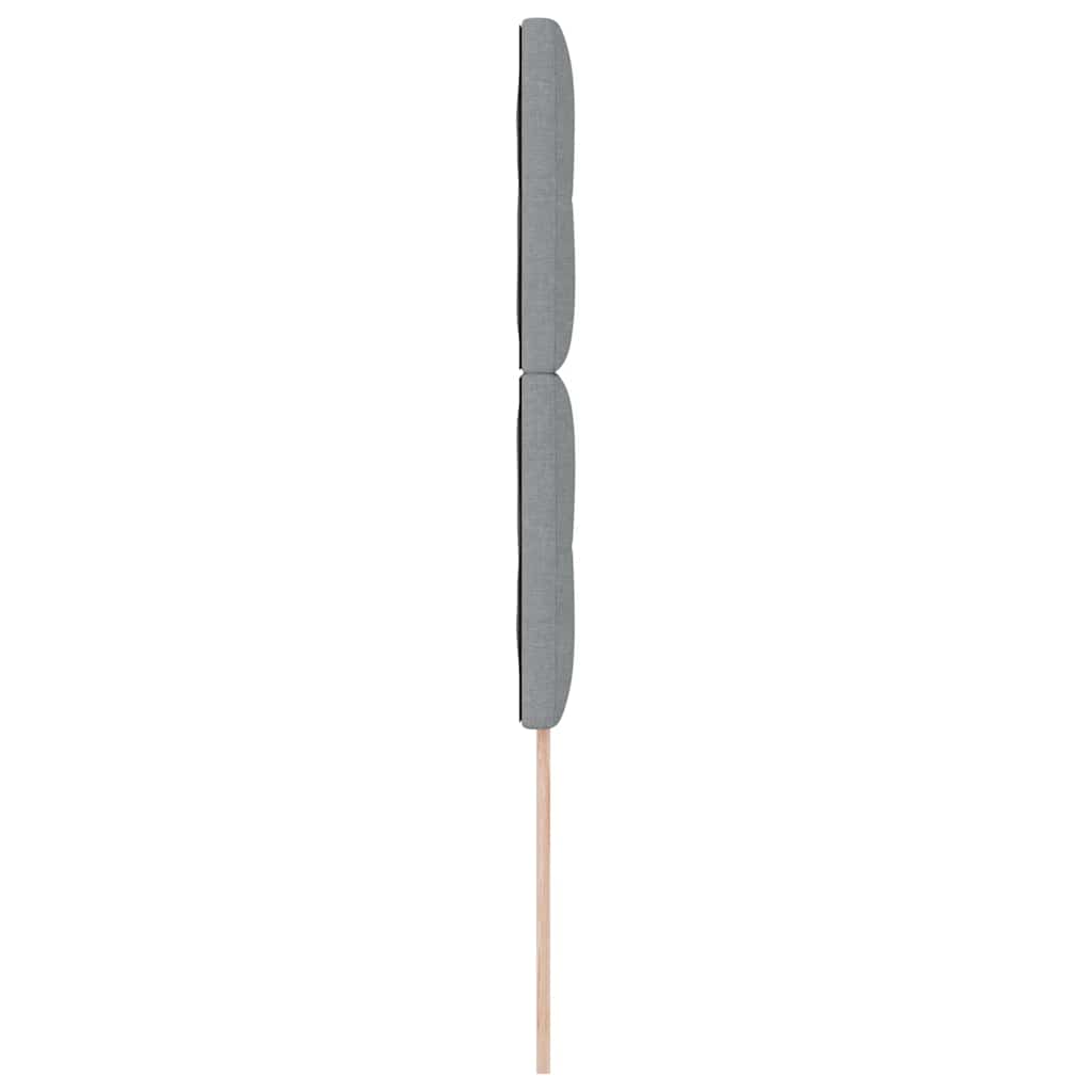 Uzglavlje podesivo po visini Svijetlo siva 80 cm tkanina