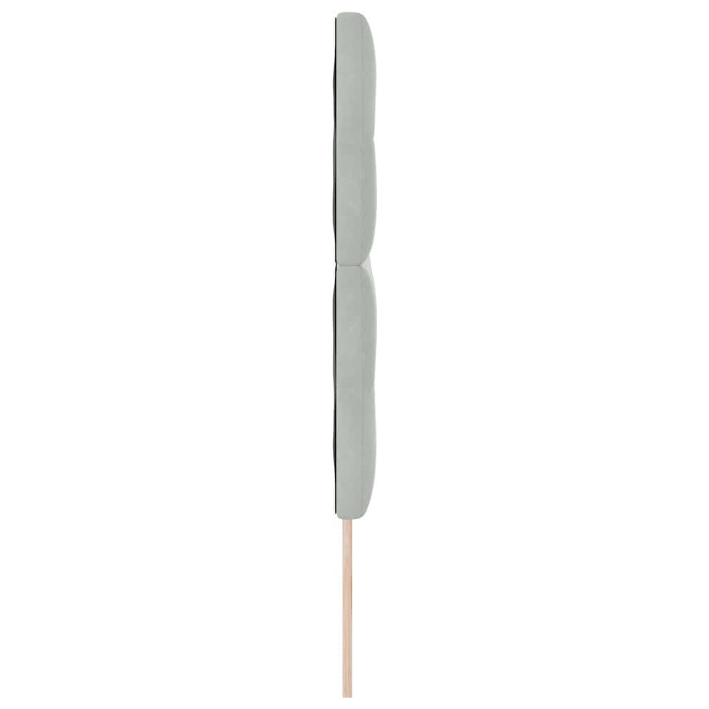 Uzglavlje Svijetlo siva 144 cm Baršun