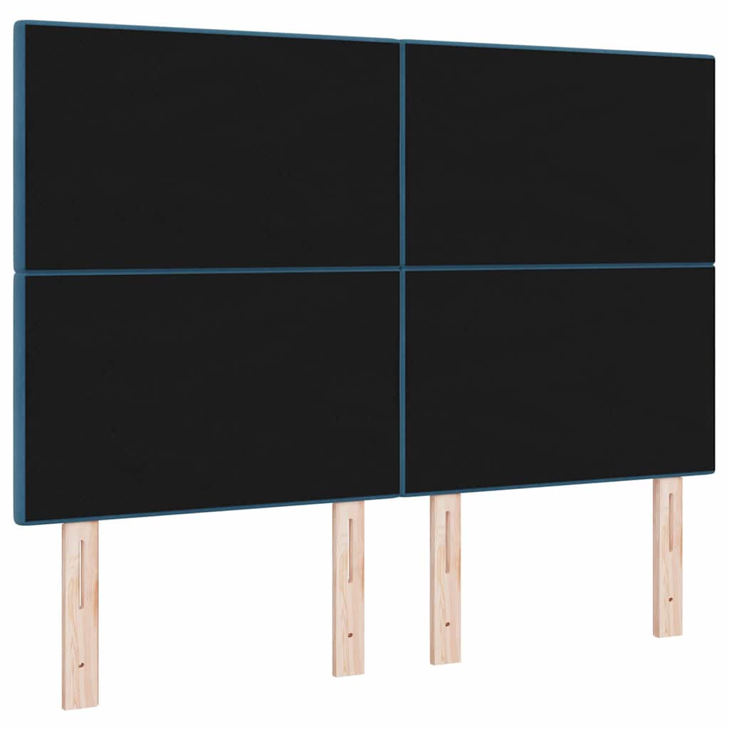 Uzglavlje Tamno plava 144 cm Baršun