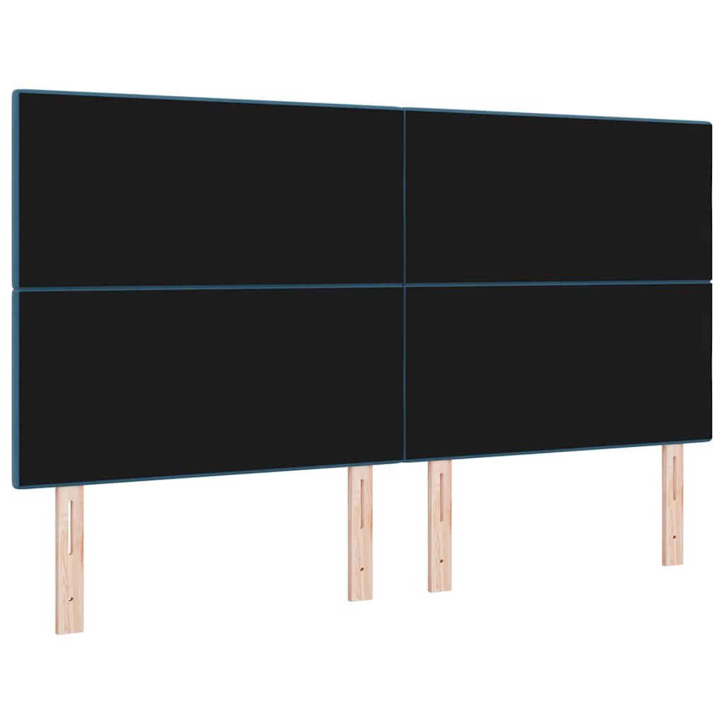 Uzglavlje Tamno plava 180 cm Baršun
