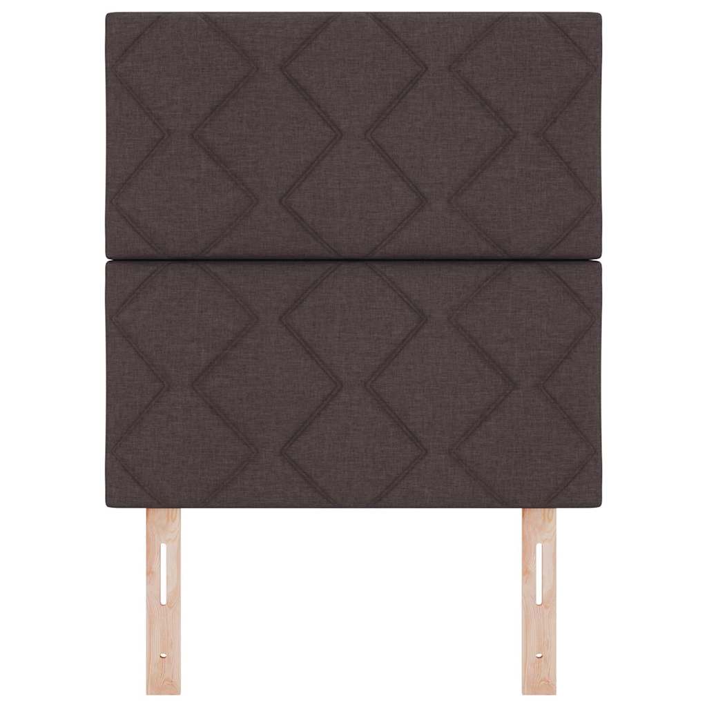 Uzglavlje Tamno smeđa 80 cm tkanina