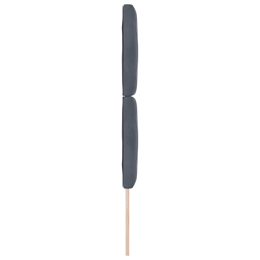 Uzglavlje Tamno siva 80 cm Baršun