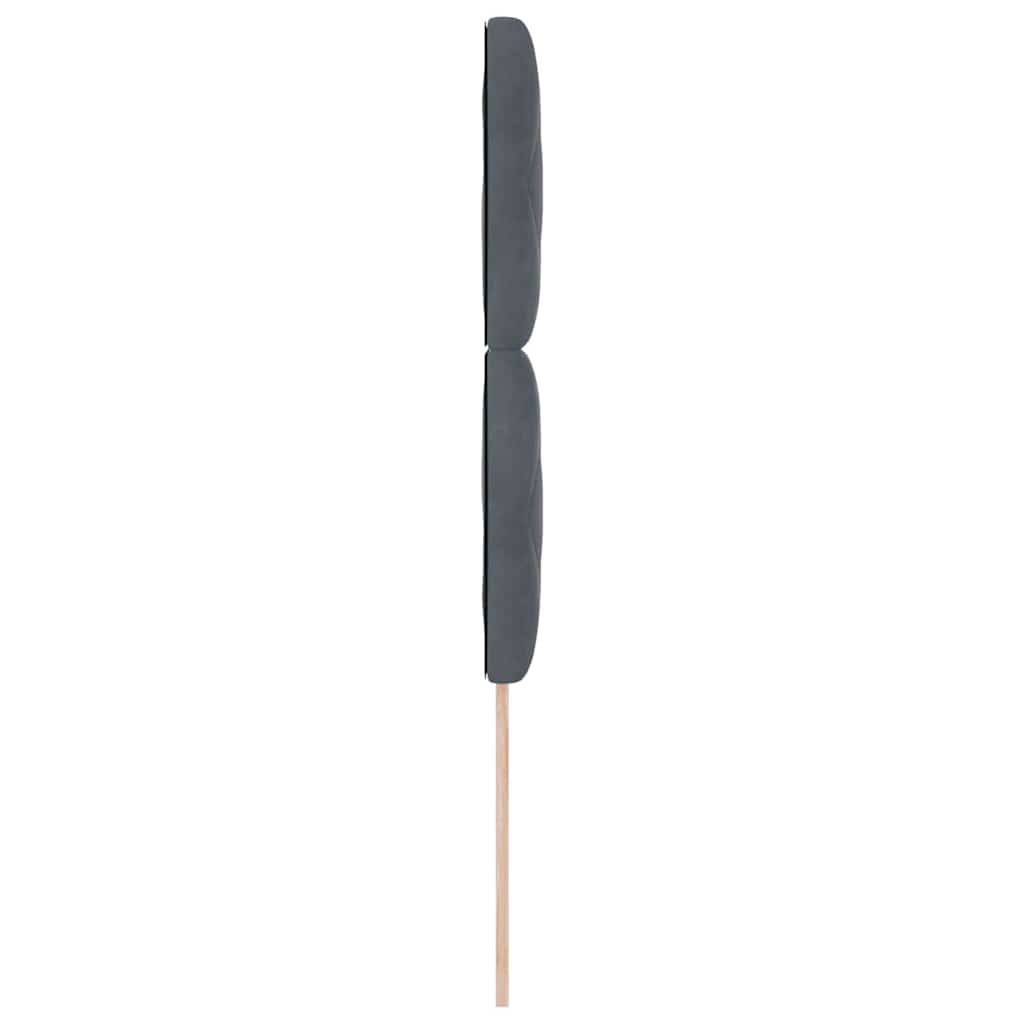 Uzglavlje Tamno siva 90 cm Baršun
