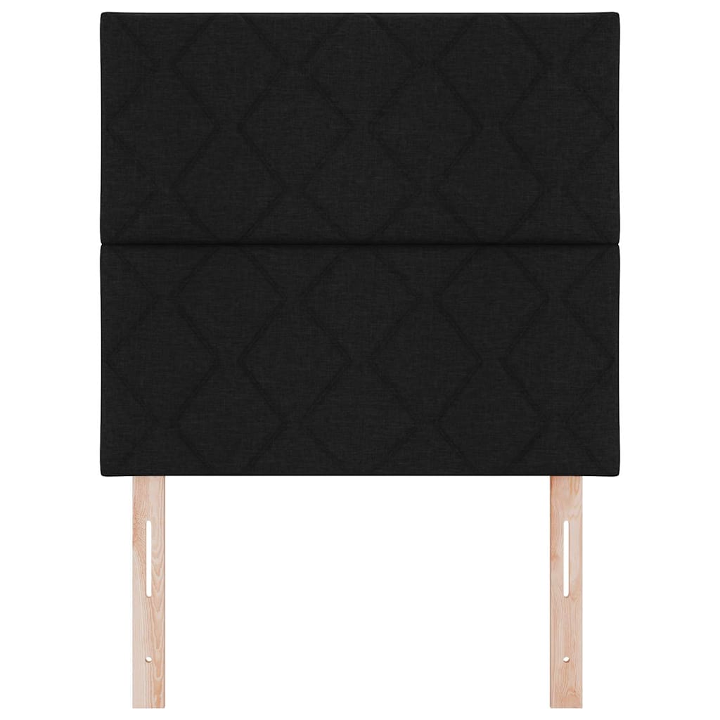 Uzglavlje Crna 100 cm tkanina