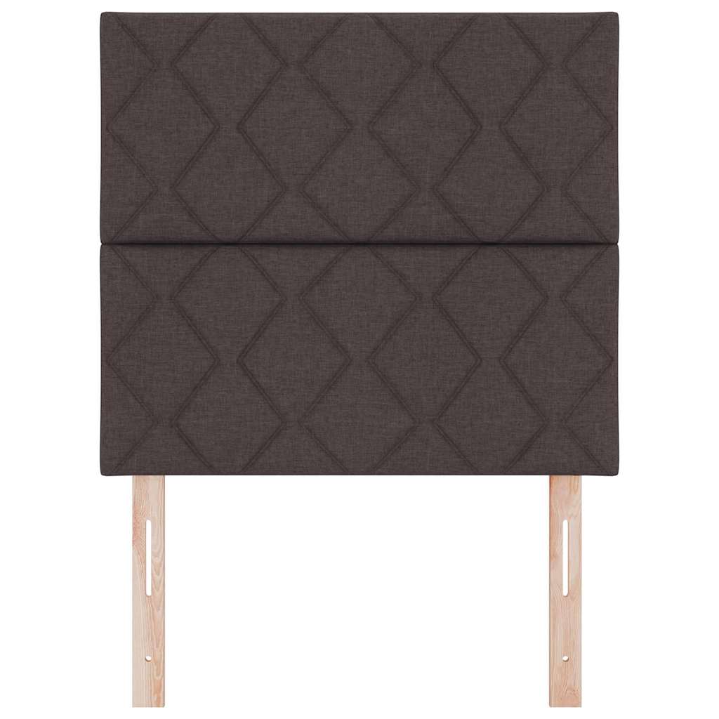 Uzglavlje Tamno smeđa 100 cm tkanina