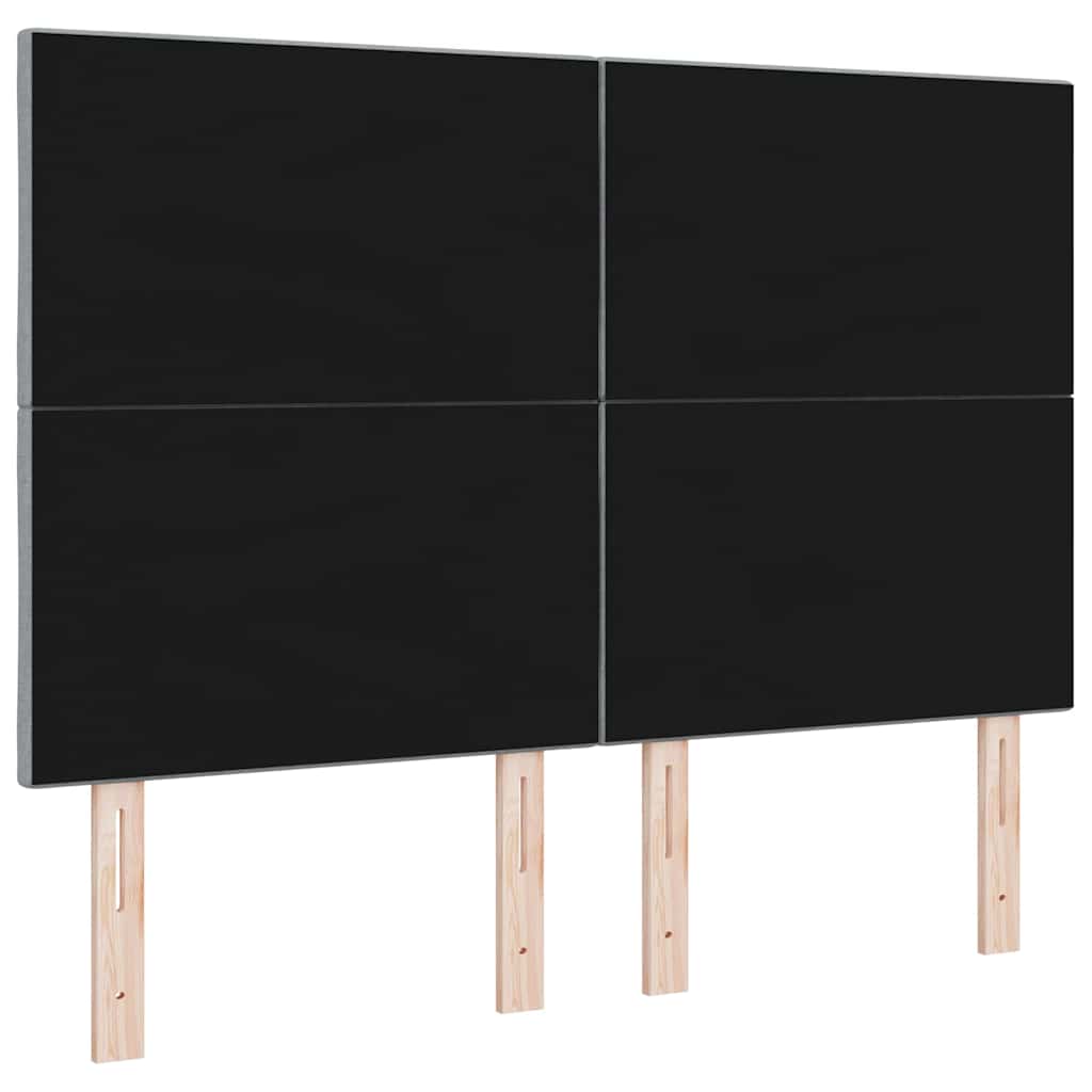 Uzglavlje Svijetlo siva 144 cm tkanina