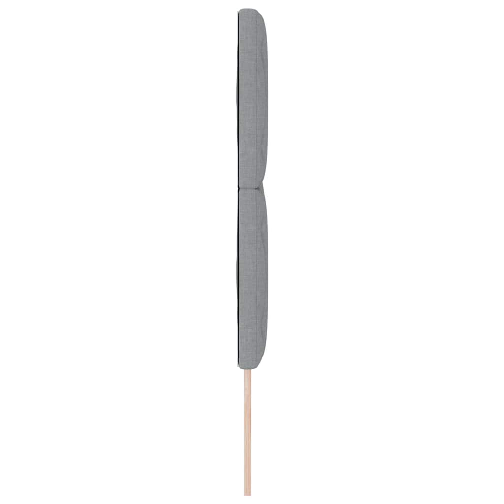 Uzglavlje Svijetlo siva 144 cm tkanina