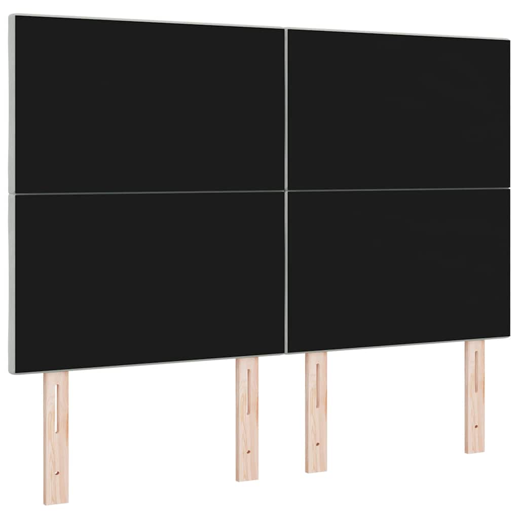 Uzglavlje Svijetlo siva 144 cm Baršun