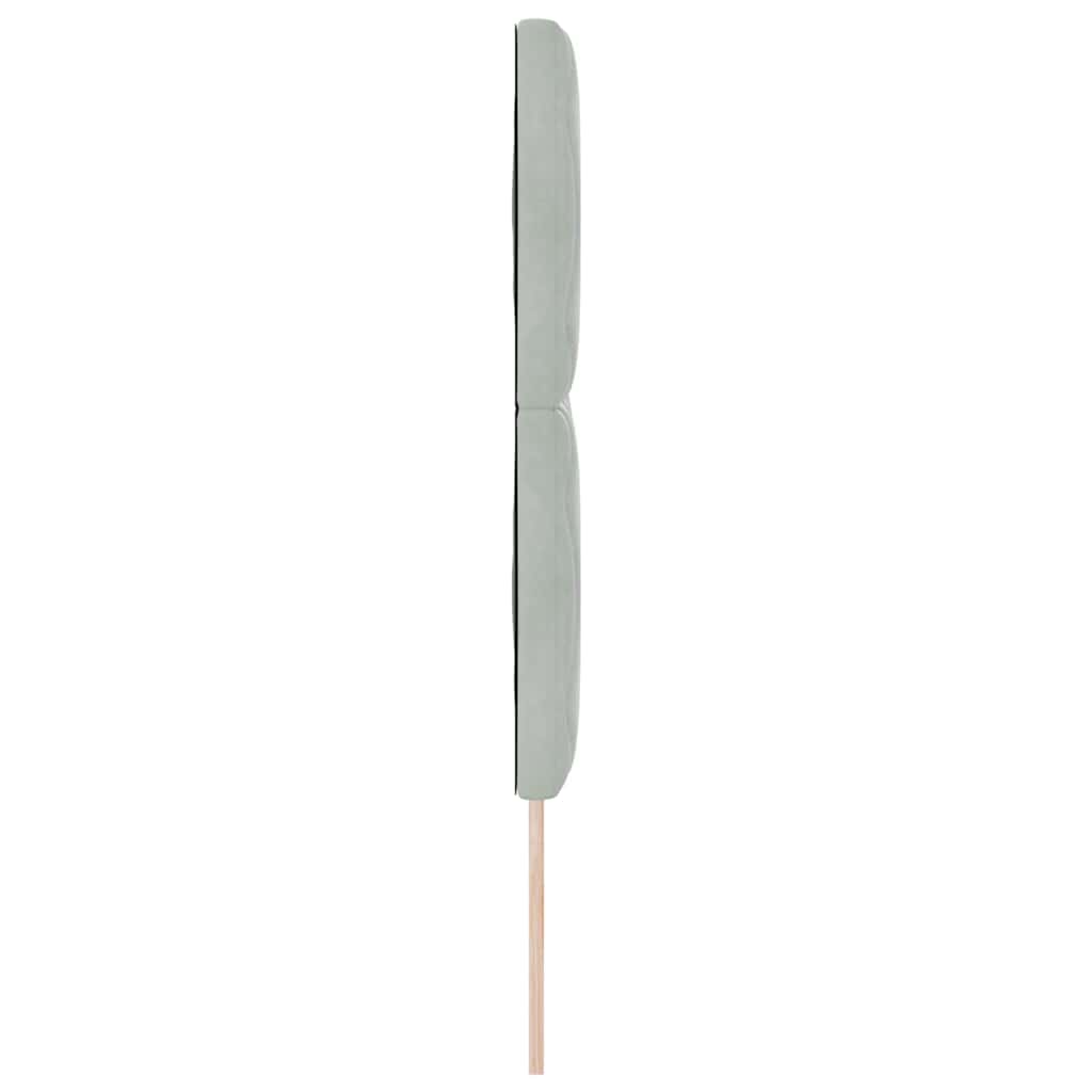 Uzglavlje Svijetlo siva 144 cm Baršun