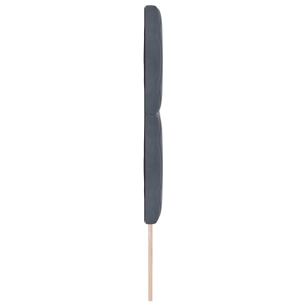 Uzglavlje Tamno siva 144 cm Baršun