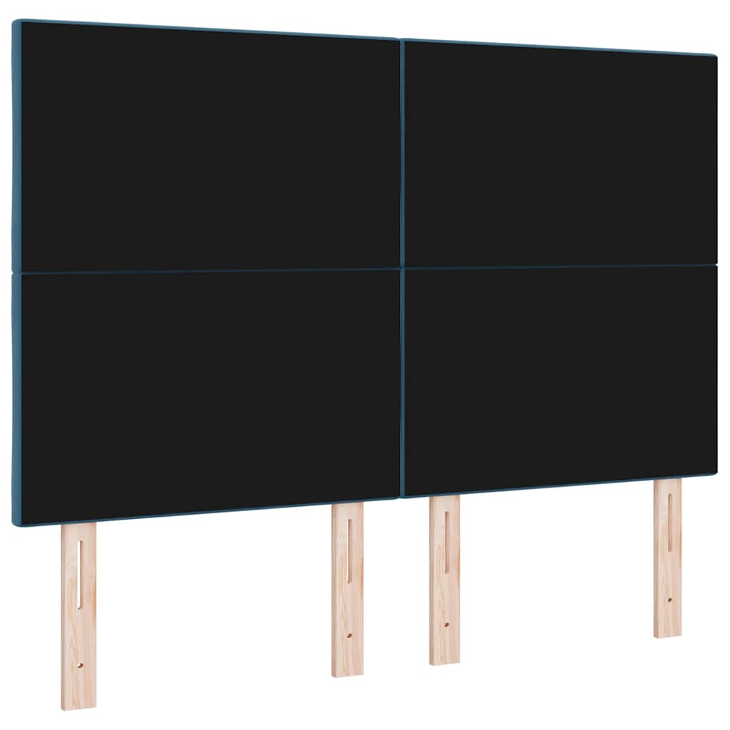 Uzglavlje Tamno plava 144 cm Baršun