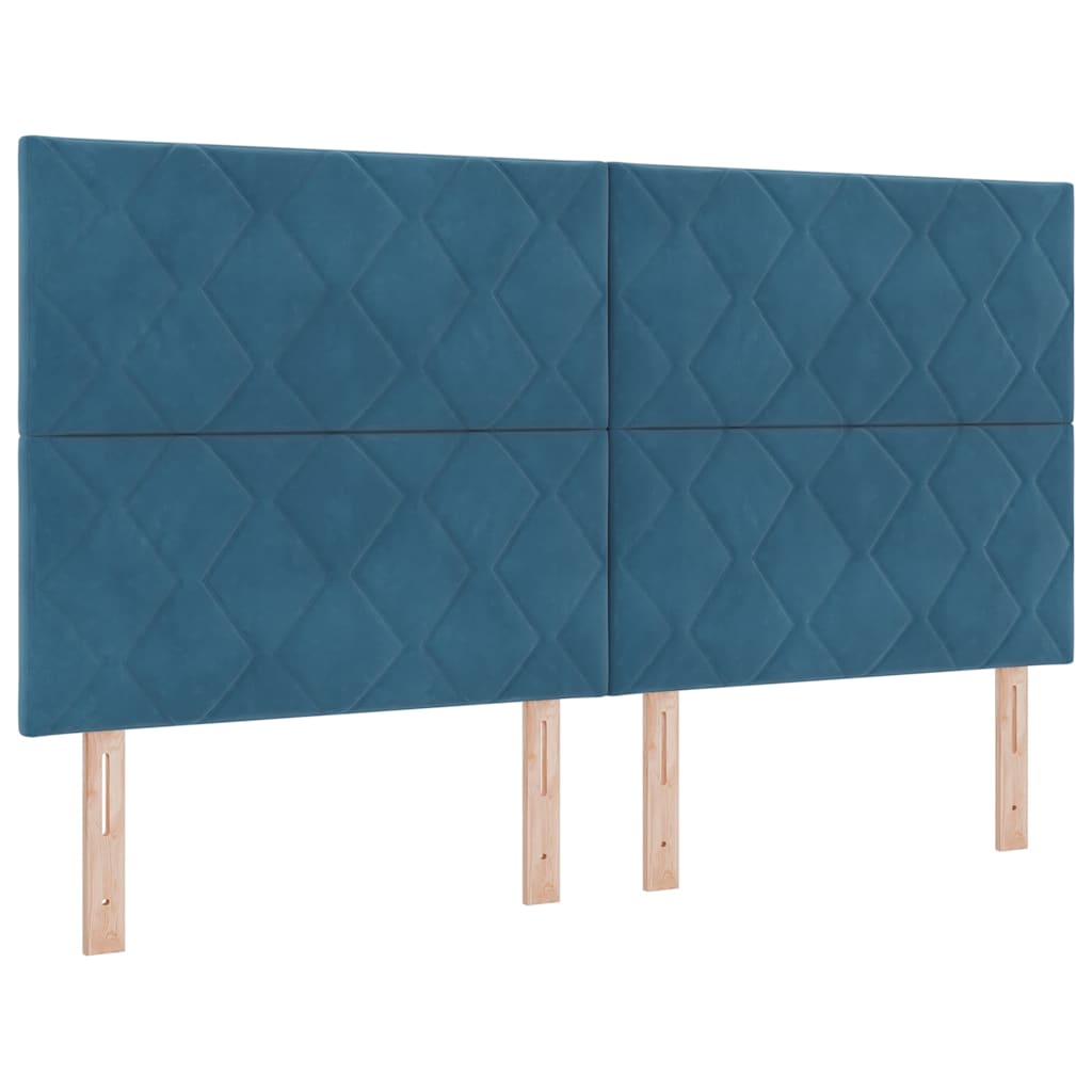 Uzglavlje Tamno plava 180 cm Baršun