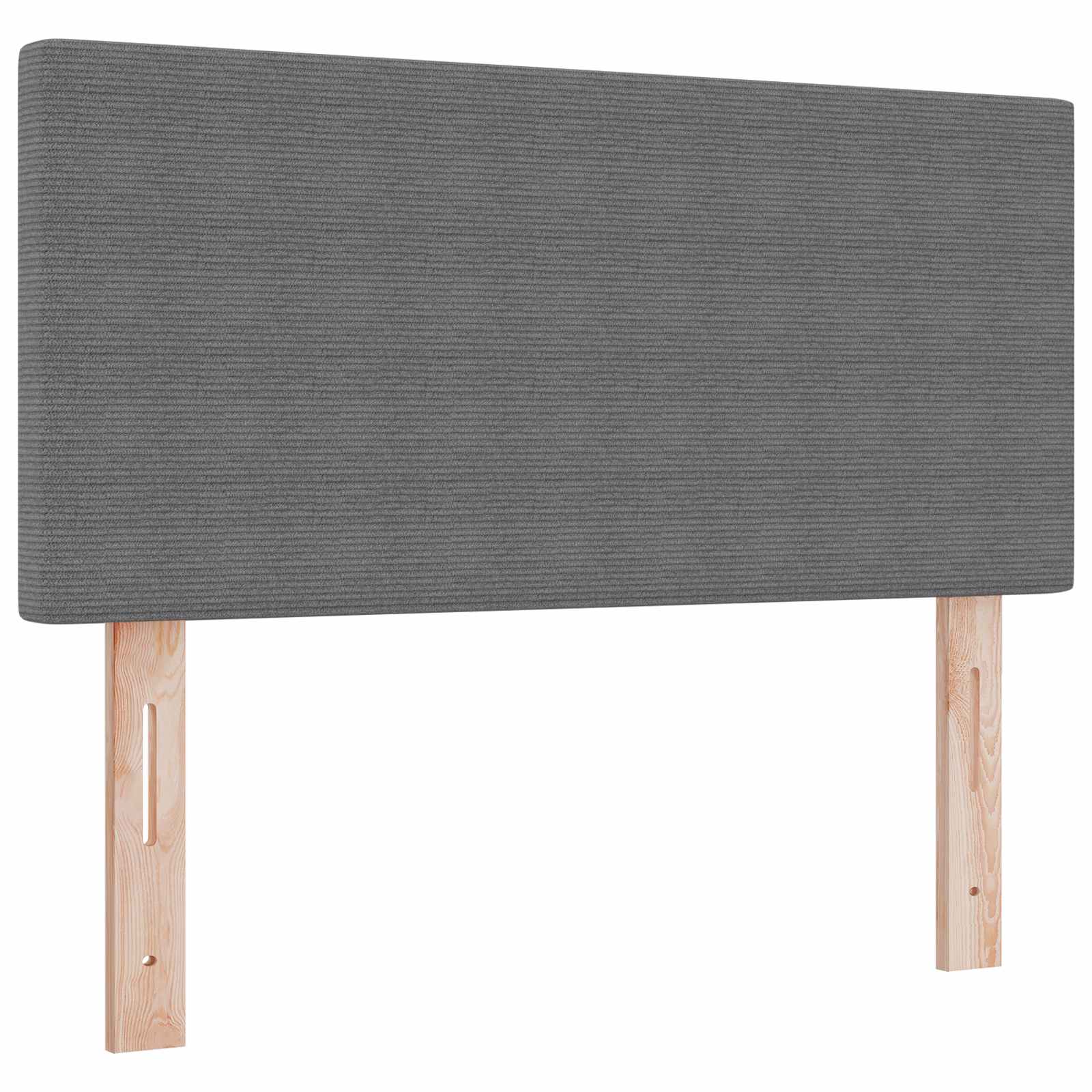 LED glava kreveta Svijetlo siva 80 cm Kordura tekstil