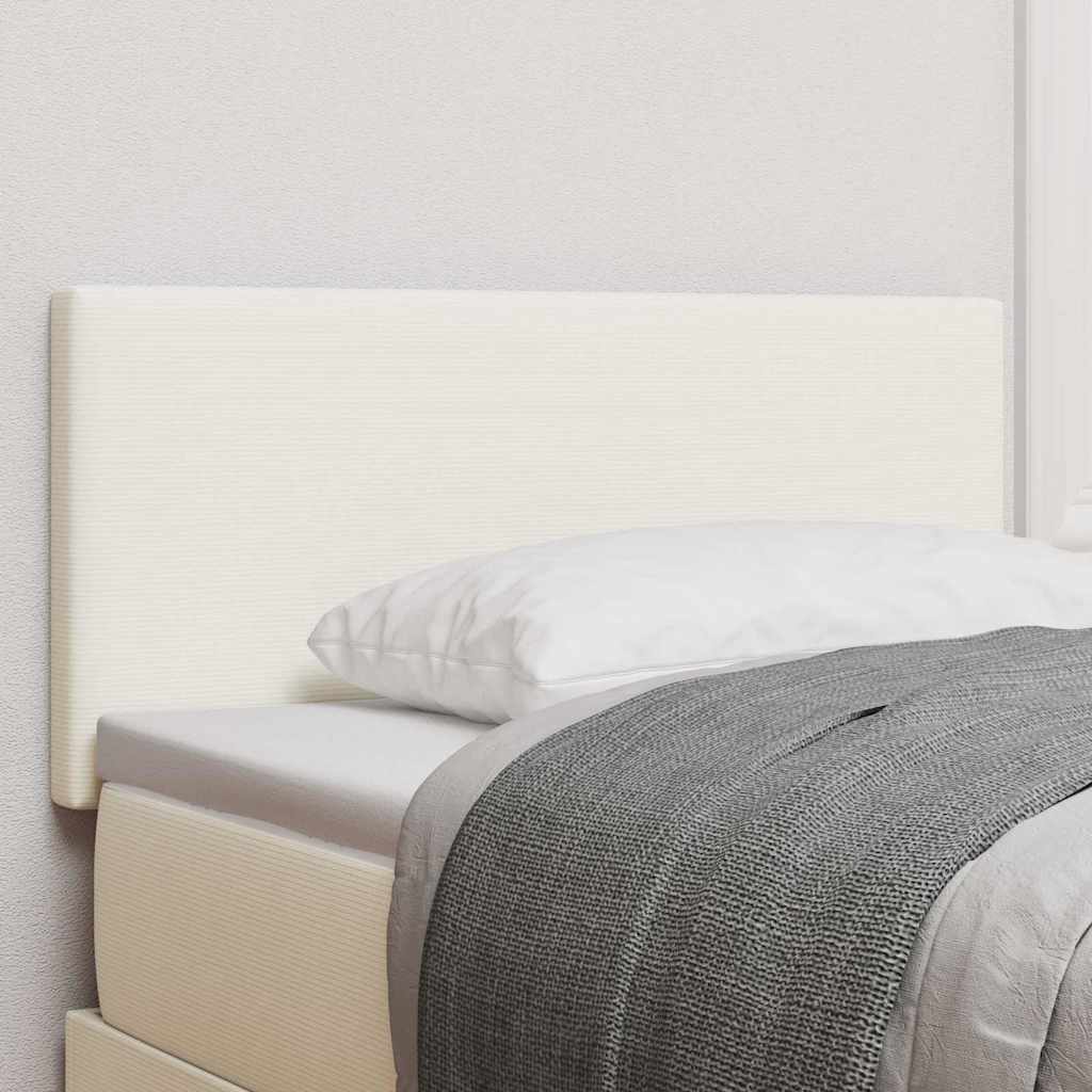 LED glava kreveta s LED trakama Krema 100 cm Kordura tekstil