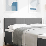 LED glava kreveta Svijetlo siva 144 cm Kordura tekstil