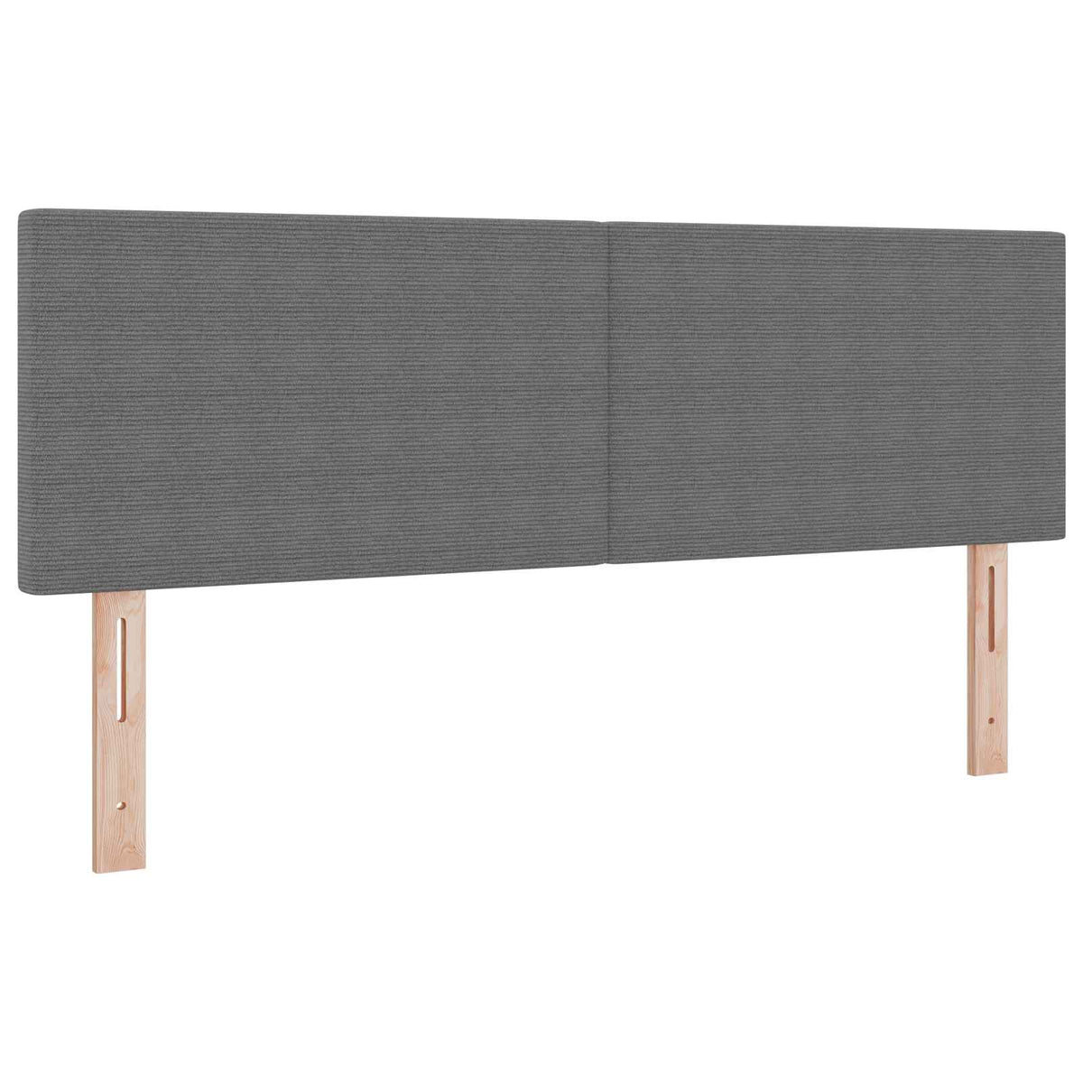 LED glava kreveta Svijetlo siva 144 cm Kordura tekstil