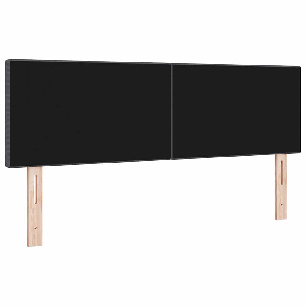 LED glava kreveta Tamno siva 160 cm Kordura tekstil