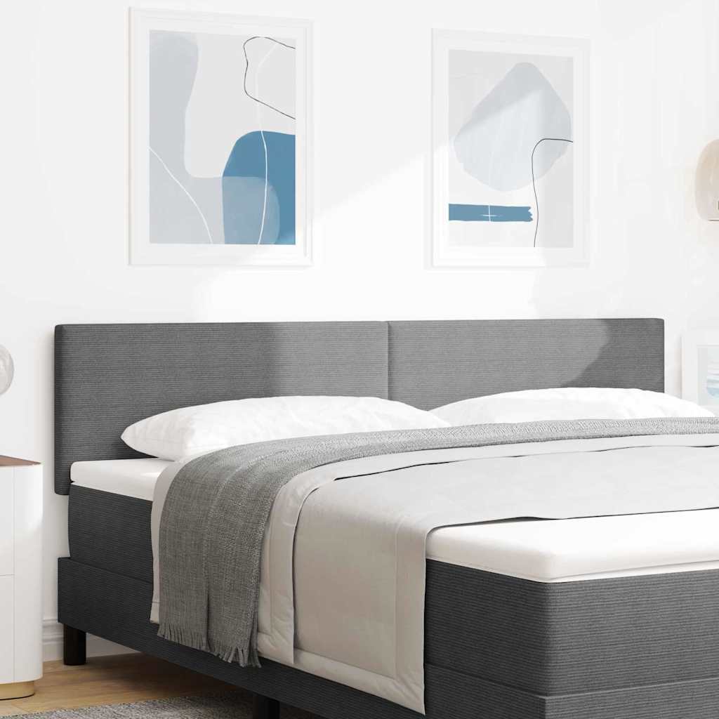 LED glava kreveta Svijetlo siva 180 cm Kordura tekstil
