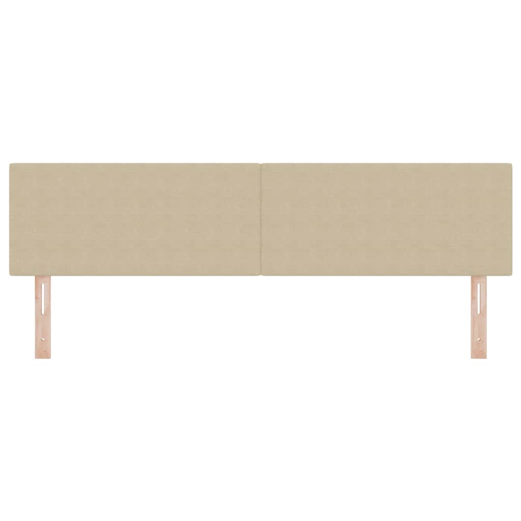 LED glava kreveta Siva zelena 180 cm Kordura tekstil