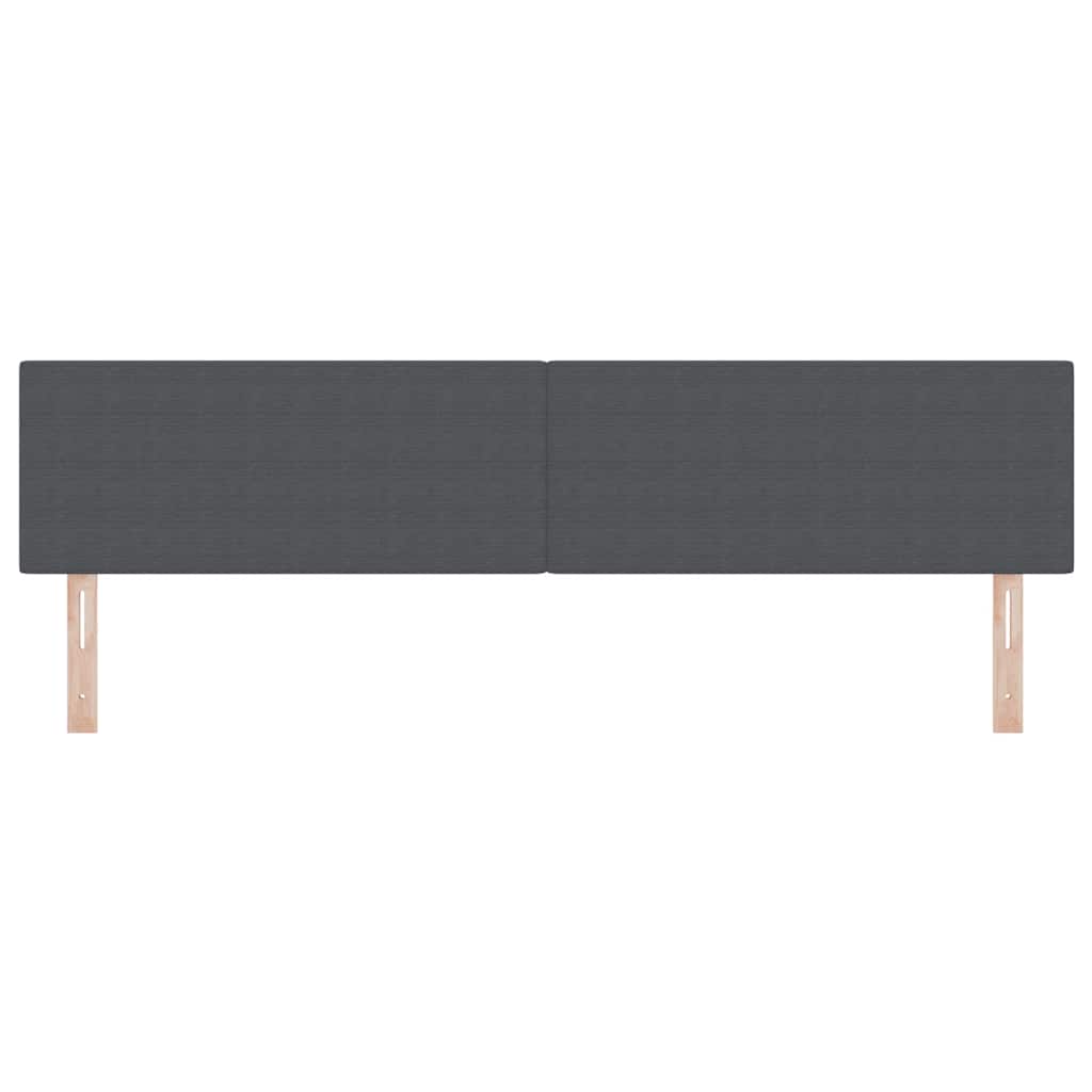 LED glava kreveta Tamno siva 200 cm Kordura tekstil