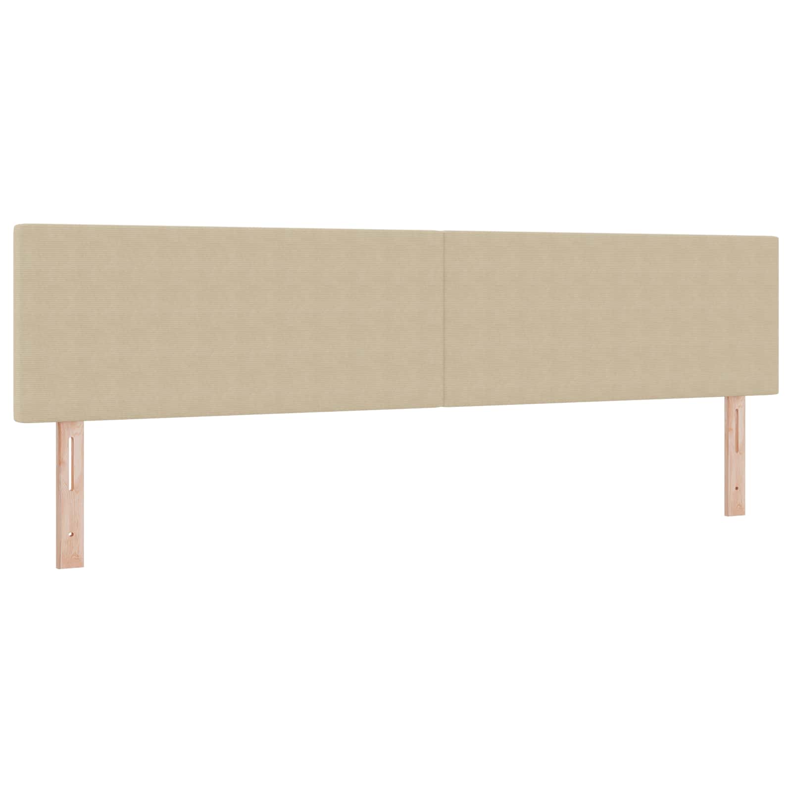 LED glava kreveta Siva zelena 200 cm Kordura tekstil