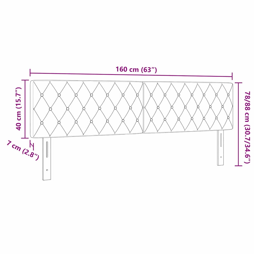 LED glava kreveta s LED trakama Svijetlo siva 160 cm Baršun