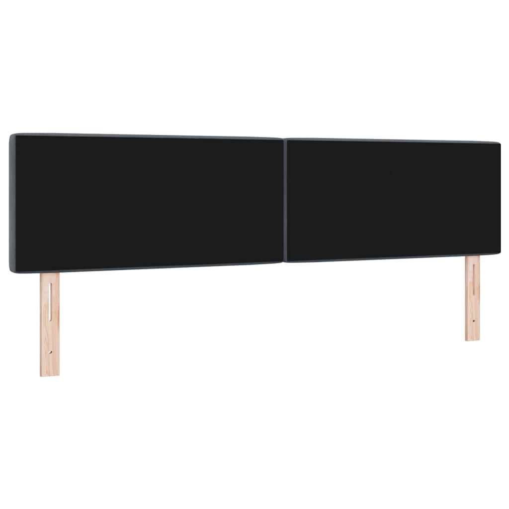 LED glava kreveta s LED trakama Tamno siva 180 cm Baršun