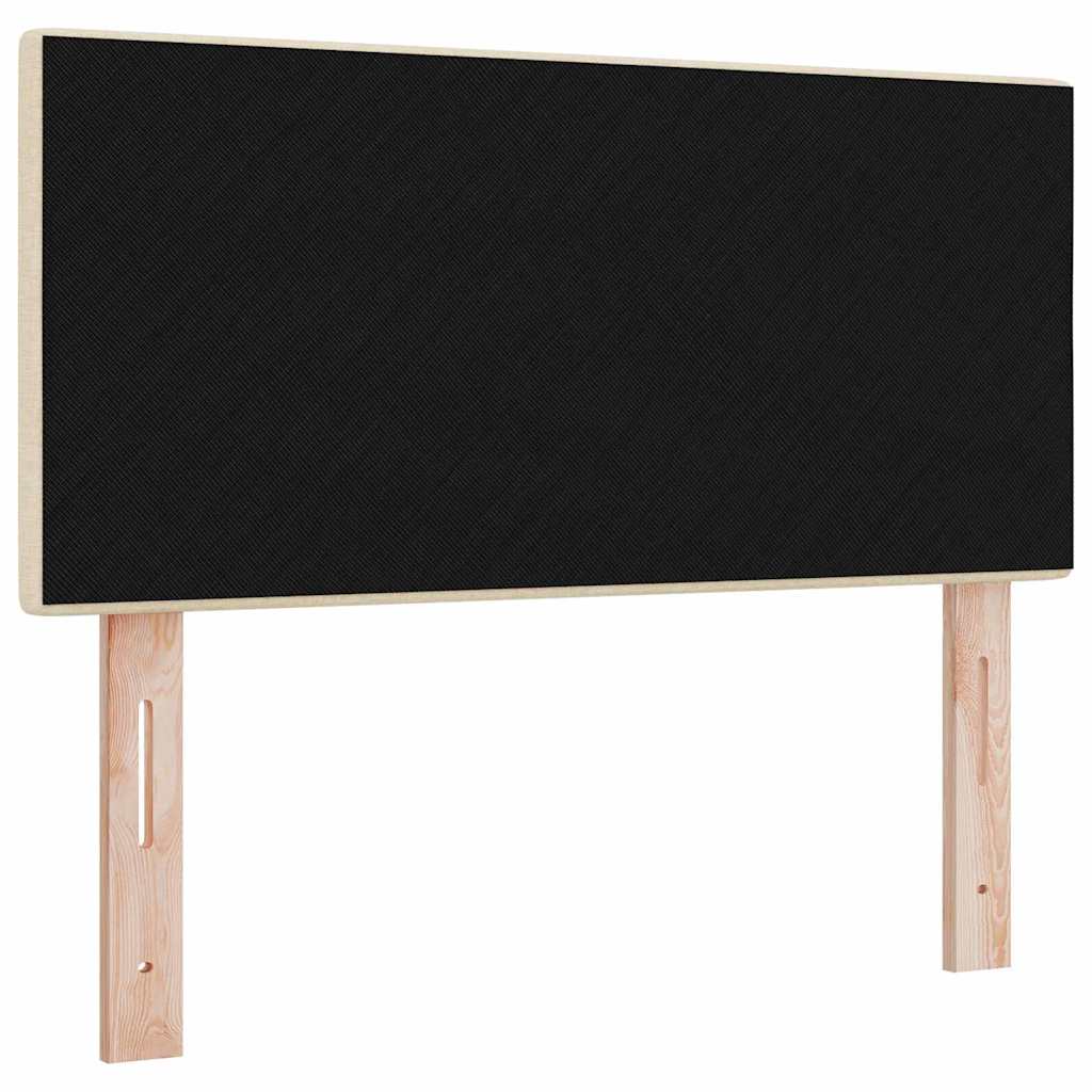 LED glava kreveta s LED trakama Krema 100 cm tkanina