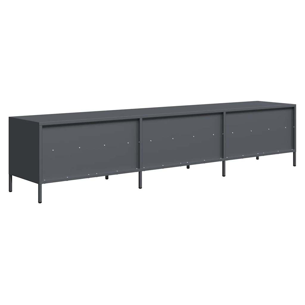 TV ormarić antracit 202x39x43,5 cm hladno valjani čelik