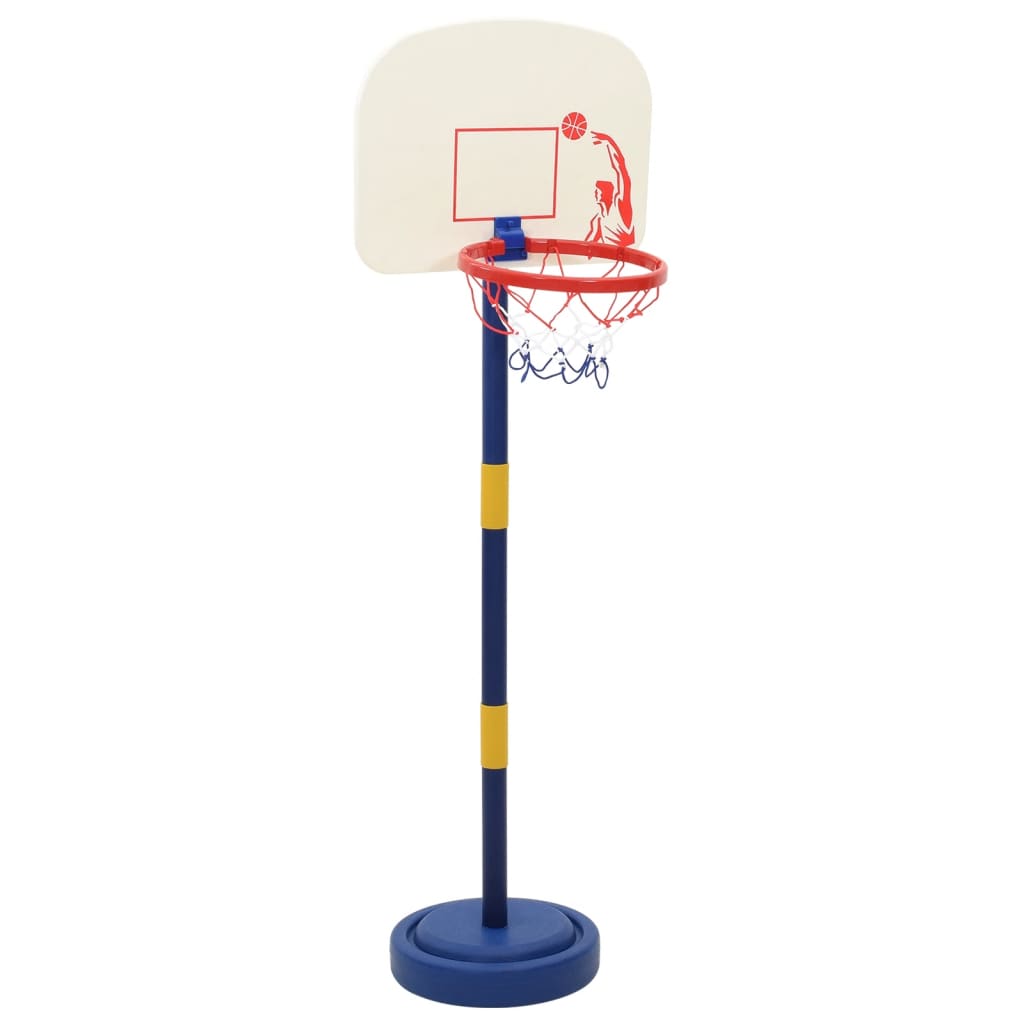 Košarkaški stalak s loptom i crpkom podesive visine 90/121 cm