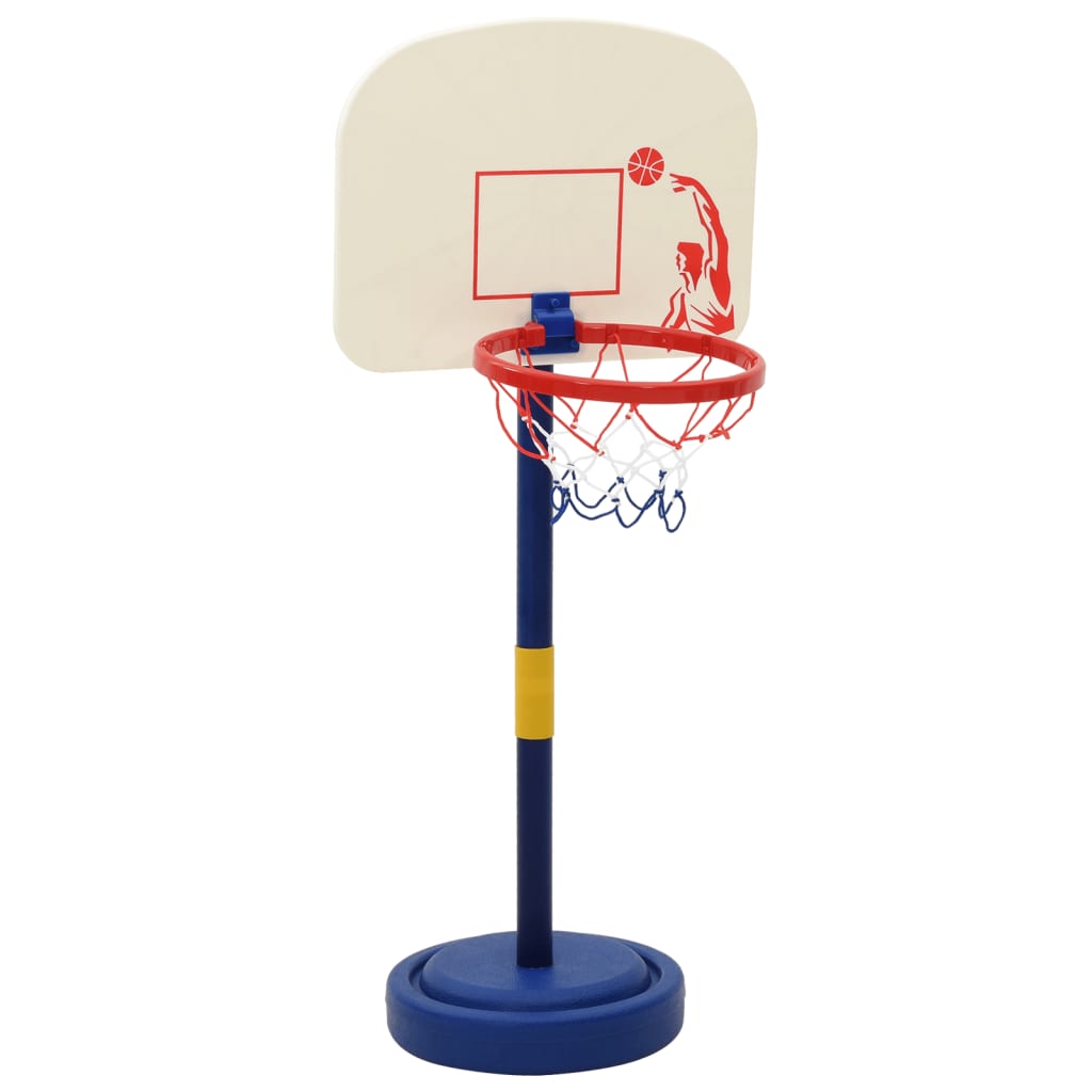 Košarkaški stalak s loptom i crpkom podesive visine 90/121 cm