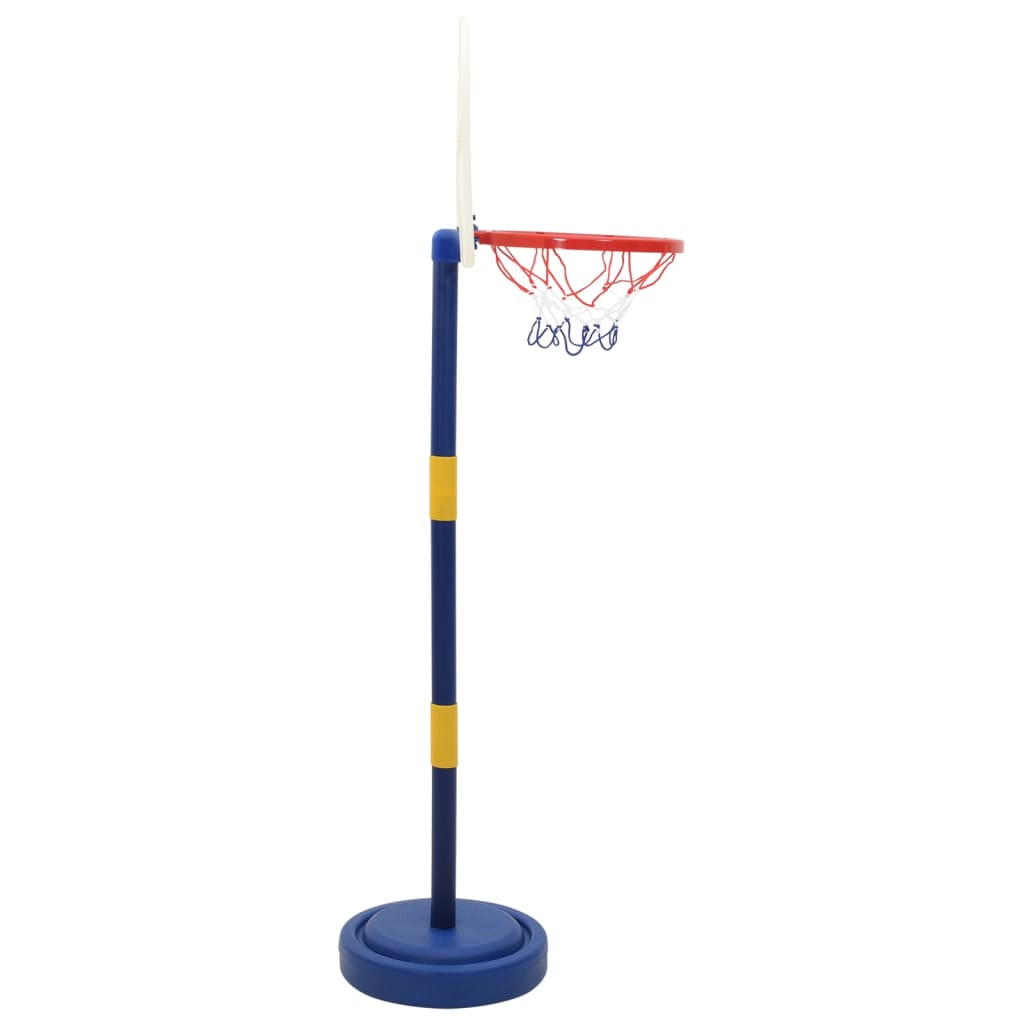 Košarkaški stalak s loptom i crpkom podesive visine 90/121 cm