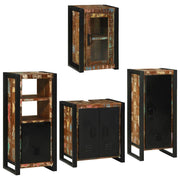 Set namještaja za kupaonicu 4 kom. Šareni 55 x 35 x 60 cm