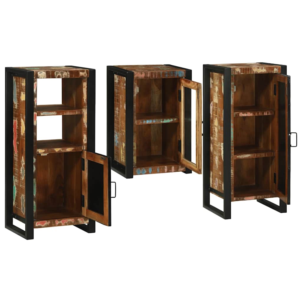 Set namještaja za kupaonicu Zidne 3 pcs Čvrsto reciklirano drvo