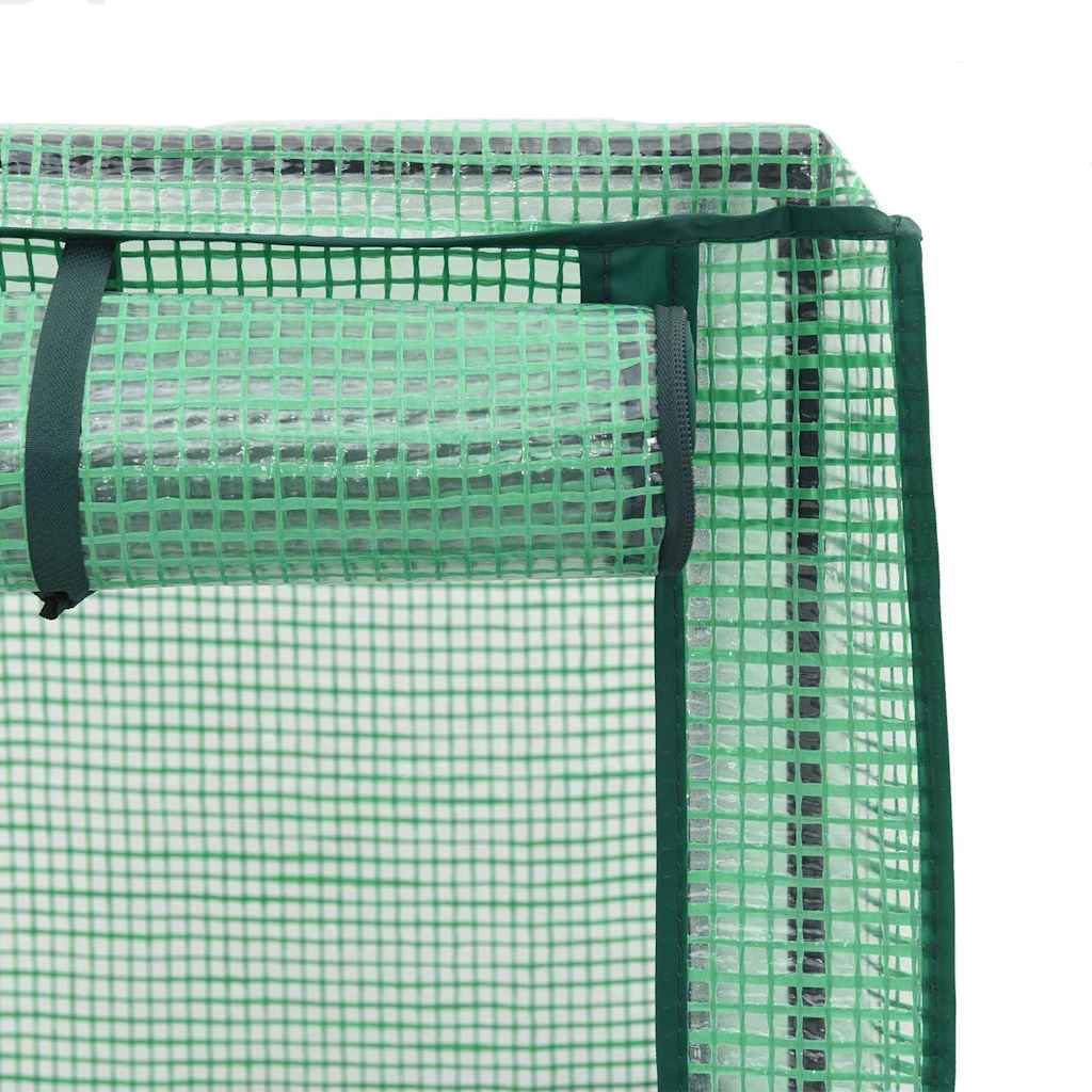 Povišena gredica s pokrovom za staklenik izgled ratana 160x40x123 cm