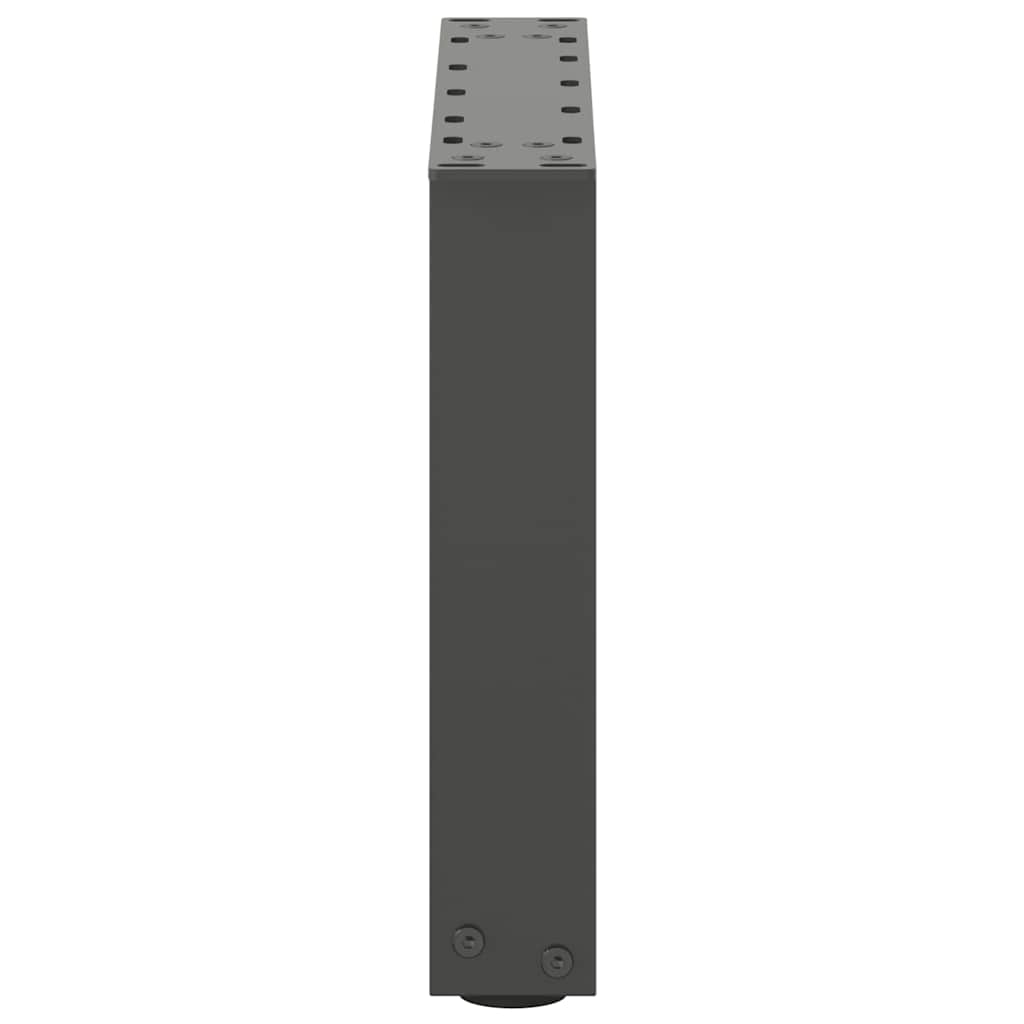 Noge za klub stolić U-oblik 2 kom antracit 40 x (30-31) cm čelik