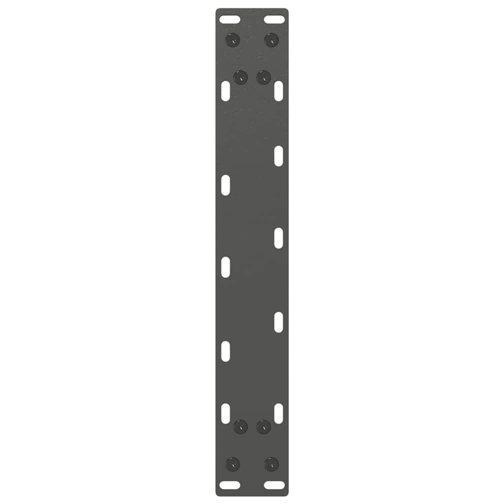 Noge za klub stolić U-oblik 2 kom antracit 40 x (30-31) cm čelik