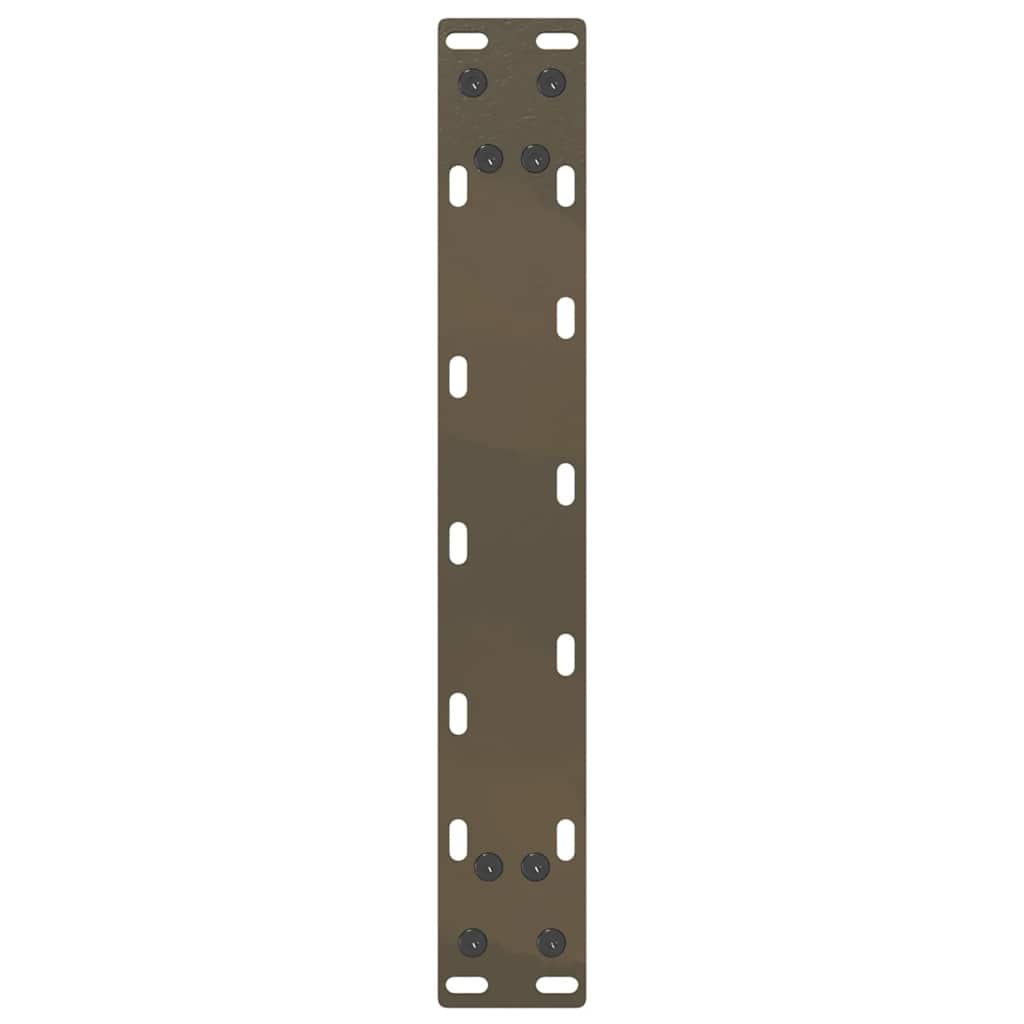 Noge za klub stolić U-oblik 2 kom Prirodni čelik 40 x (30-31) cm Čelik