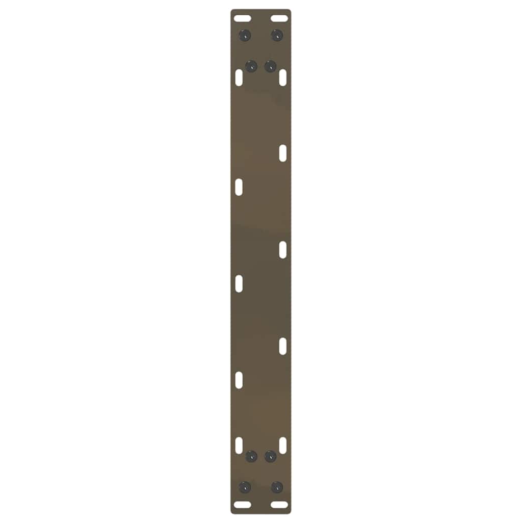 Noge za klub stolić U-oblik 2 kom Prirodni čelik 50 x (30-31) cm Čelik
