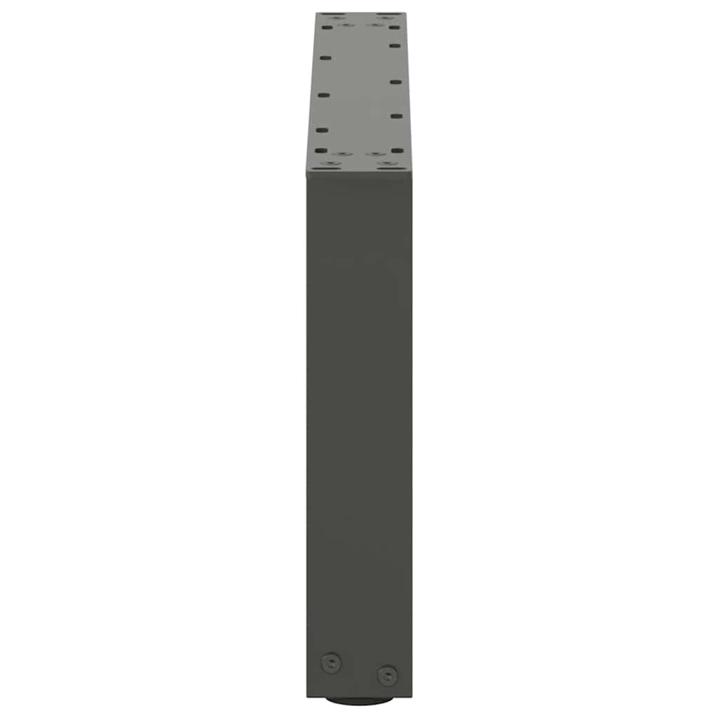 Noge za klub stolić U-oblik 2 kom antracit 60 x (30-31) cm čelik