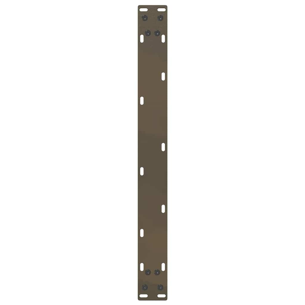 Noge za klub stolić U-oblik 2 kom Prirodni čelik 60 x (30-31) cm Čelik